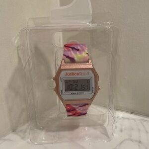PRICE DROP❗️New in packaging Vintage 90s Justice sports watch.